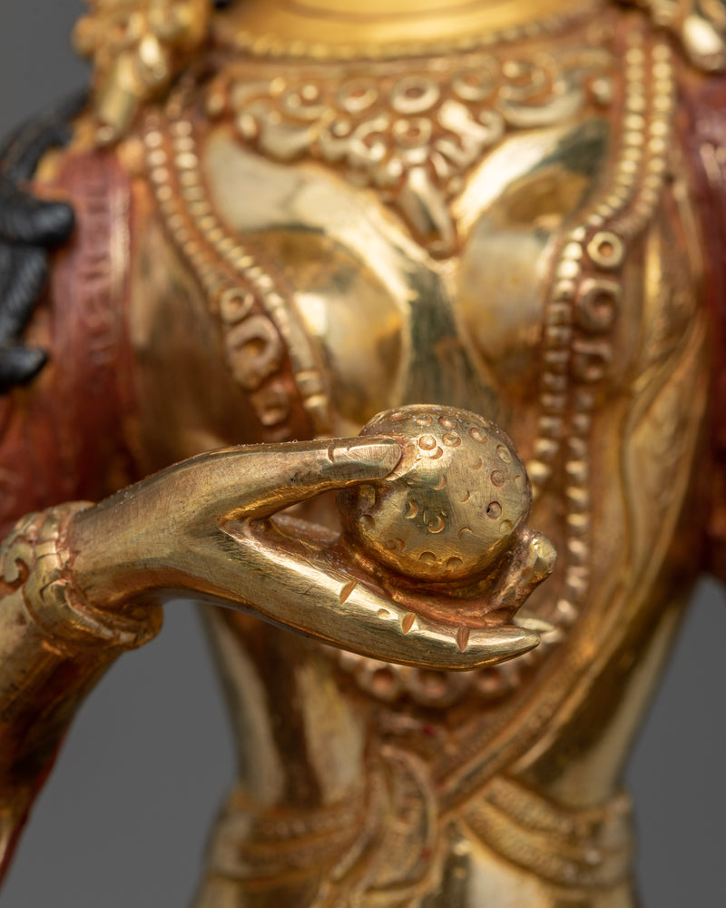 The Protector of Beings | Kshitigarbha Copper Statue