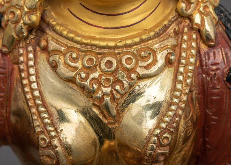 The Protector of Beings | Kshitigarbha Copper Statue