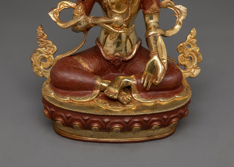 The Protector of Beings | Kshitigarbha Copper Statue