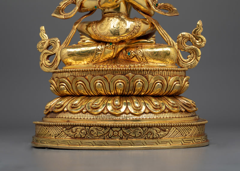 Vajradhara with Consort Copper Statue | The Embodiment of Ultimate Union