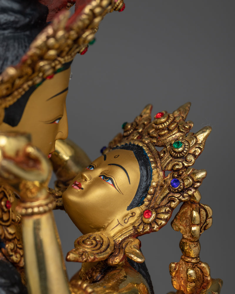 Vajrasattva with Consort Copper Statue | The Ultimate Symbol of Purification and Union