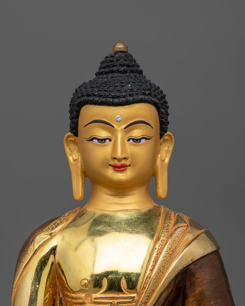 The Enlightened One for Your Sacred Space | Shakyamuni Buddha Copper Statue