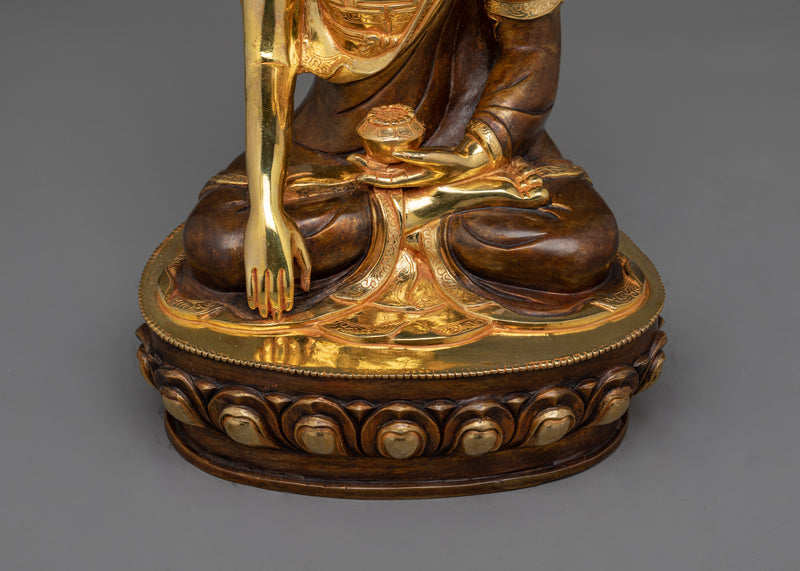 The Enlightened One for Your Sacred Space | Shakyamuni Buddha Copper Statue