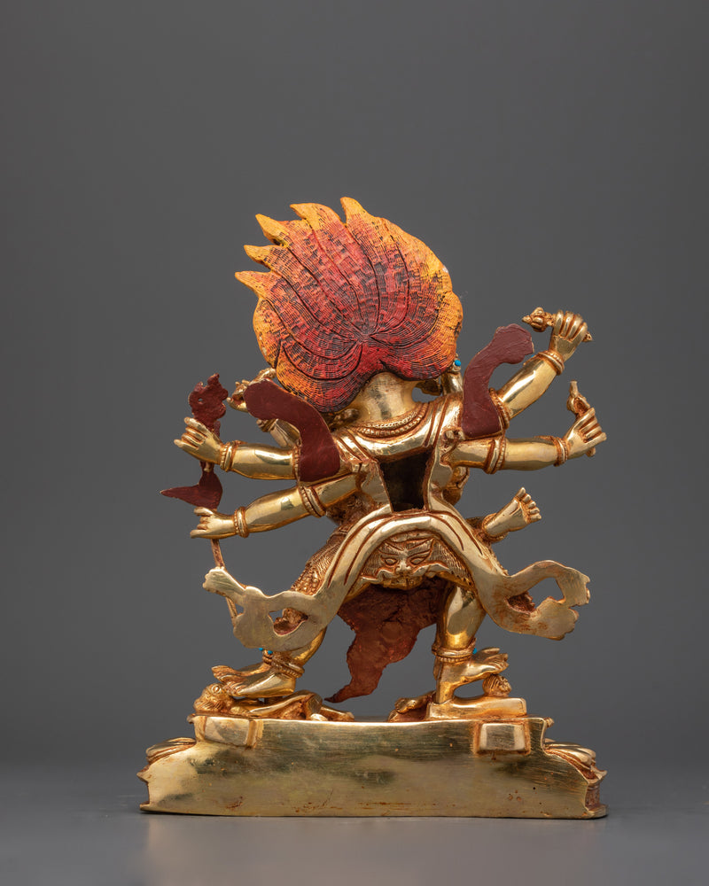 Vajrakilaya with Consort Copper Statue | The Fierce Protector and Remover of Obstacles