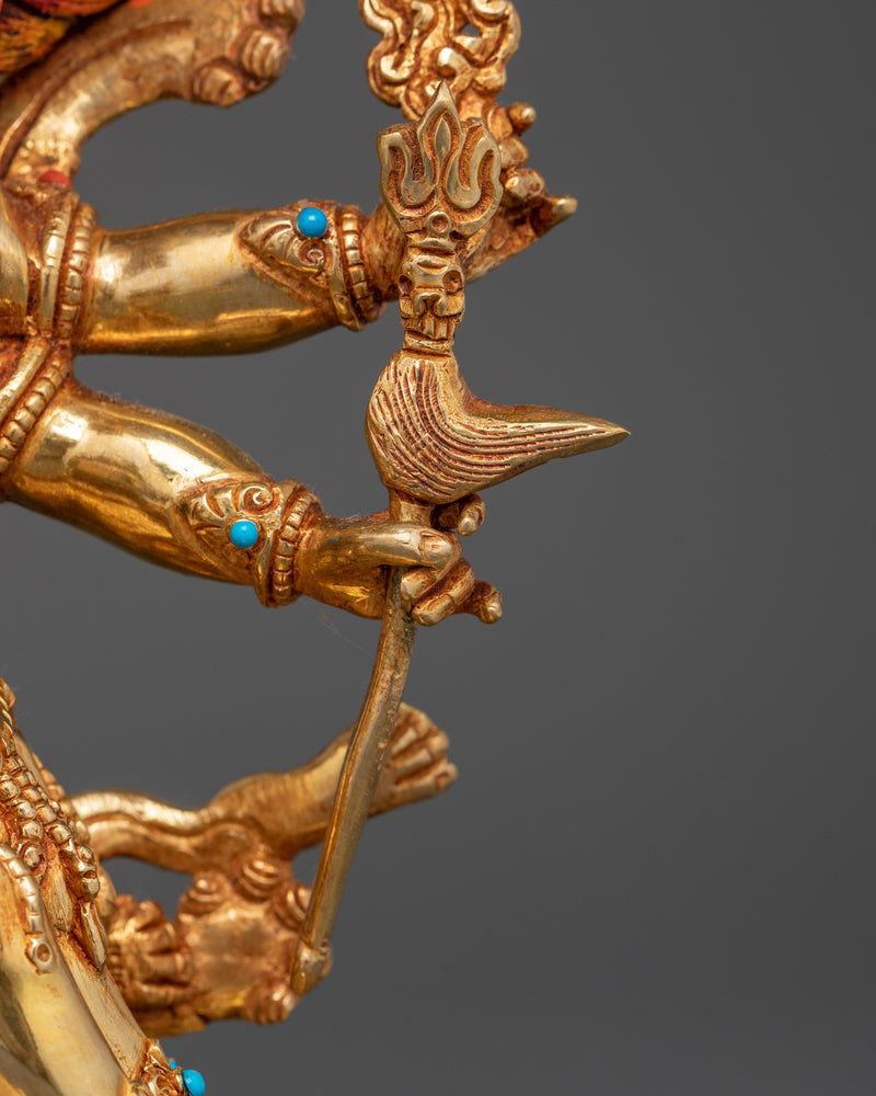 Vajrakilaya with Consort Copper Statue | The Fierce Protector and Remover of Obstacles