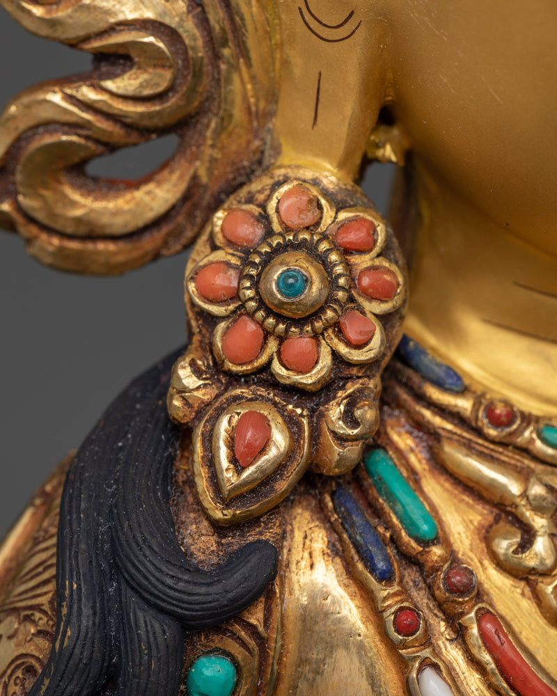 The Buddha of Infinite Life and Longevity | Amitayus Buddha Gilt Statue