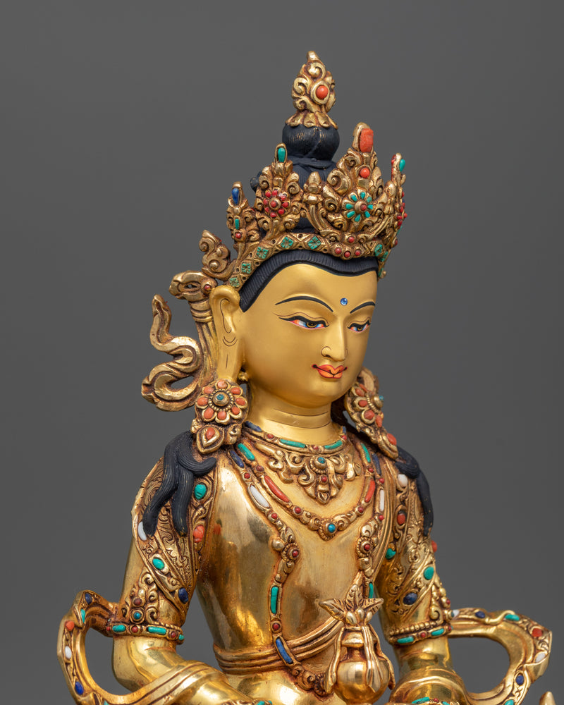 The Buddha of Infinite Life and Longevity | Amitayus Buddha Gilt Statue