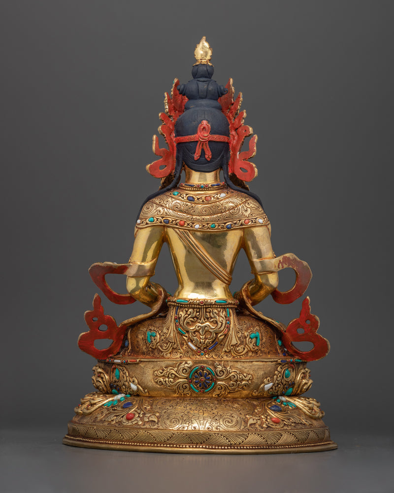 The Buddha of Infinite Life and Longevity | Amitayus Buddha Gilt Statue