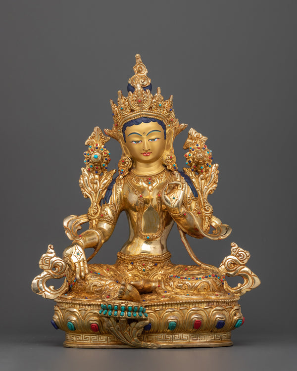 buddha-green-tara-sculpture