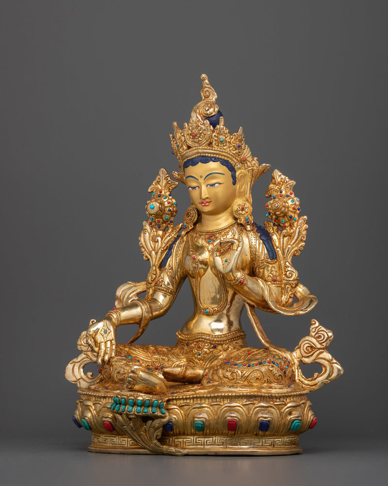 buddha-green-tara-sculpture