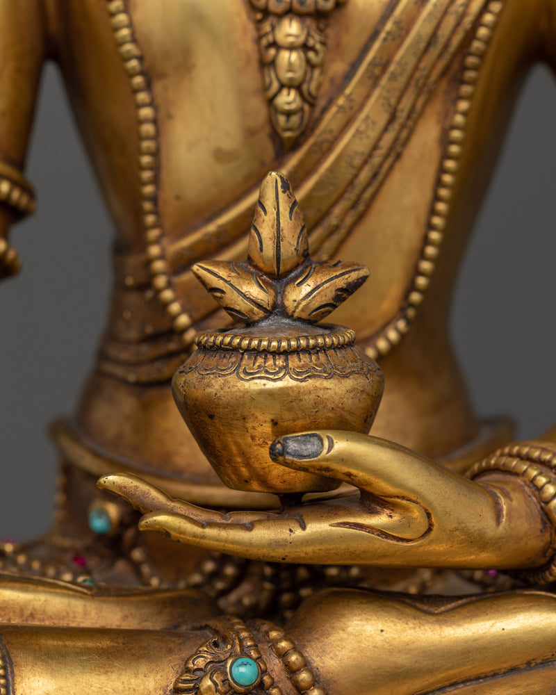 The Healer with Regal Grace | Crown Medicine Buddha Statue