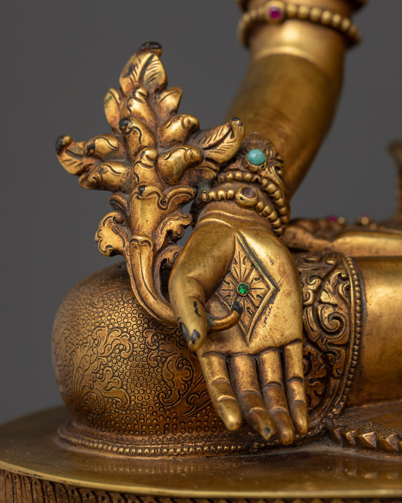 The Healer with Regal Grace | Crown Medicine Buddha Statue