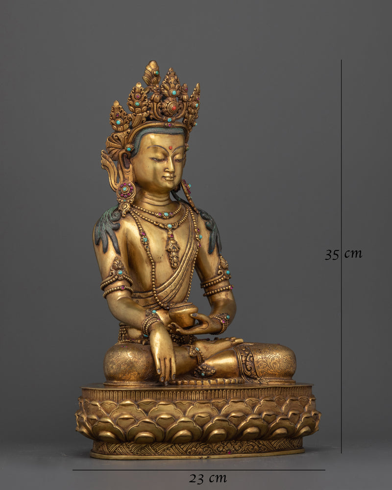 Medicine Buddha, Shakyamuni Buddha, and Amitabha Buddha | Three Buddha Set