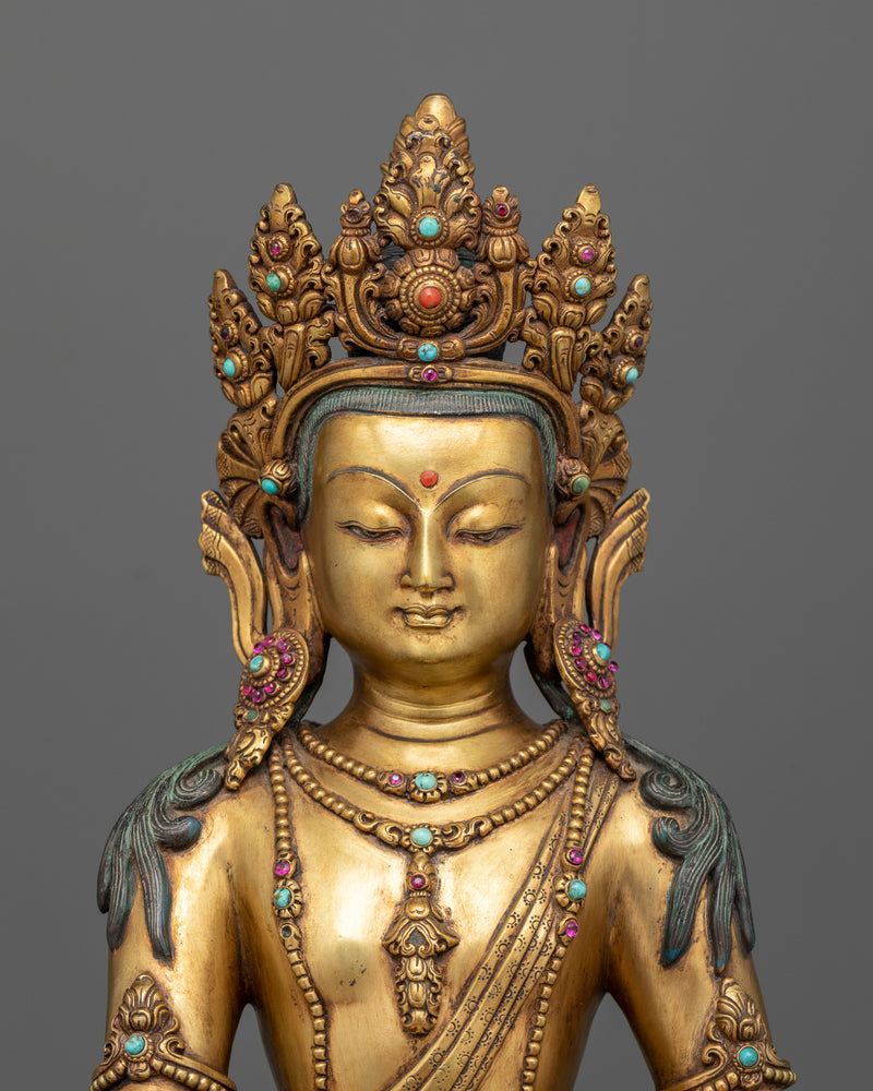 Medicine Buddha, Shakyamuni Buddha, and Amitabha Buddha | Three Buddha Set