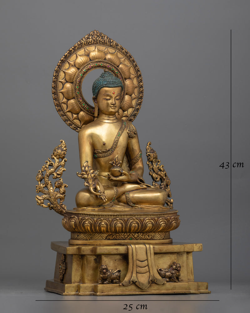 Medicine Buddha on the Throne