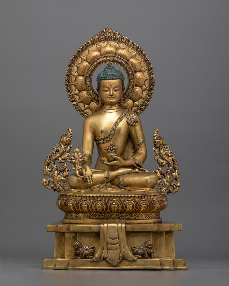 Medicine Buddha on the Throne