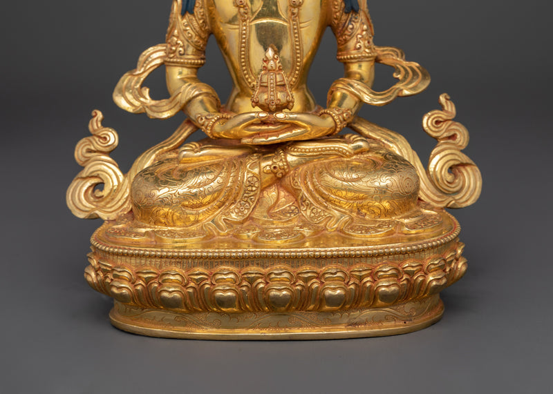 Amitayus Statue for Buddhist Shrine | A Symbol of Infinite Life and Wisdom