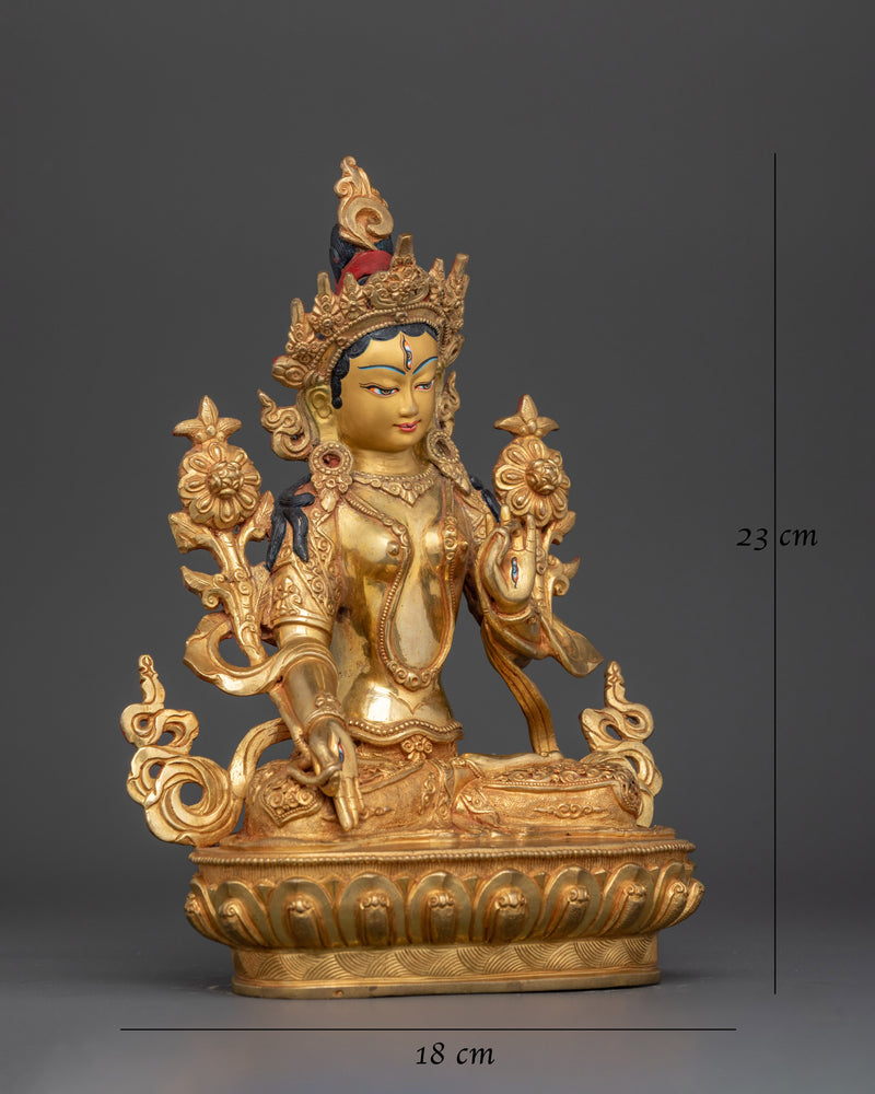 Sita tara sculpture for shrine