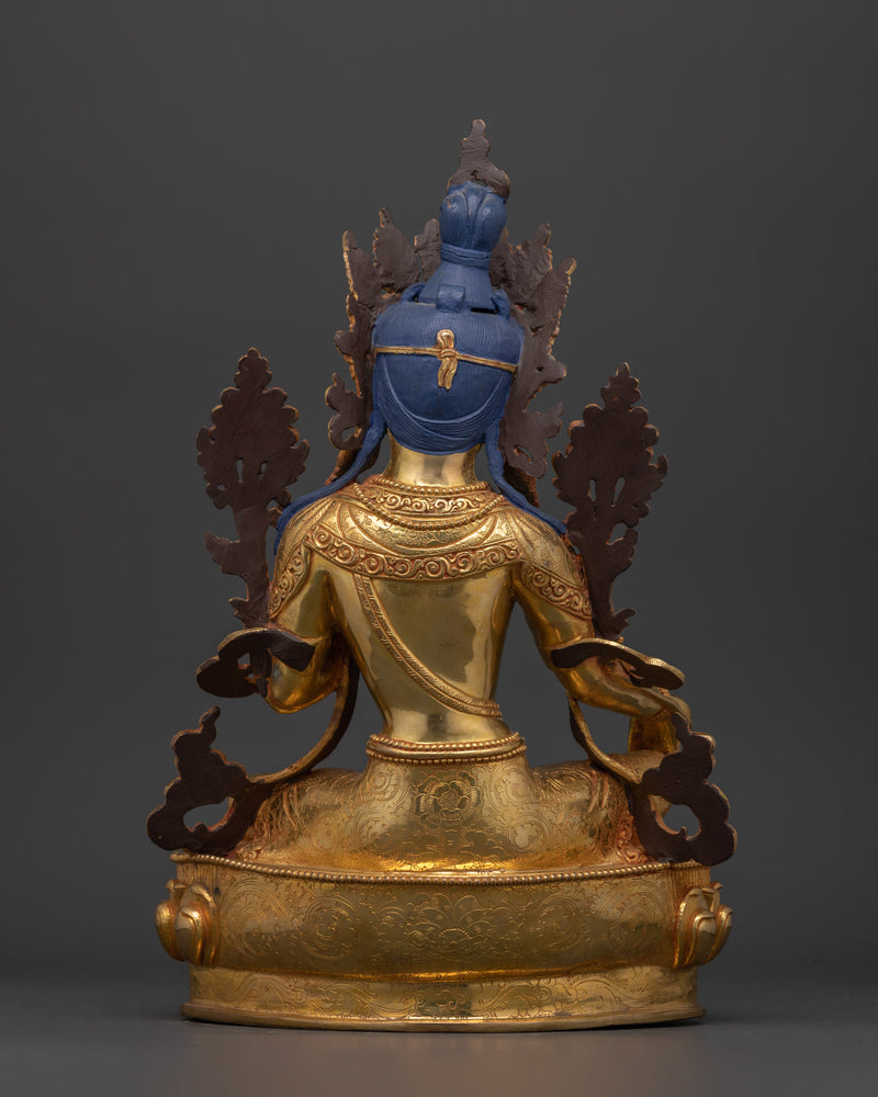 Green Tara Buddhist Sculpture for Shrine | Symbol of Compassion and Protection