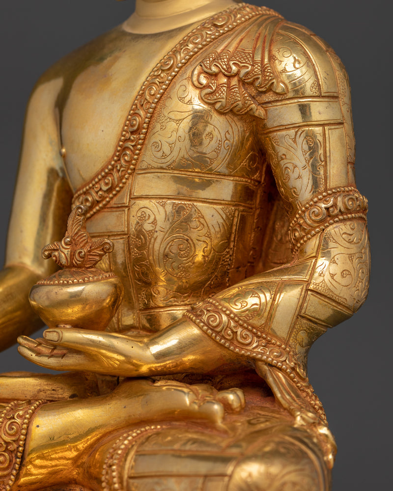 Medicine Buddha Sculpture for Buddhist Shrine | Symbol of Healing and Peace