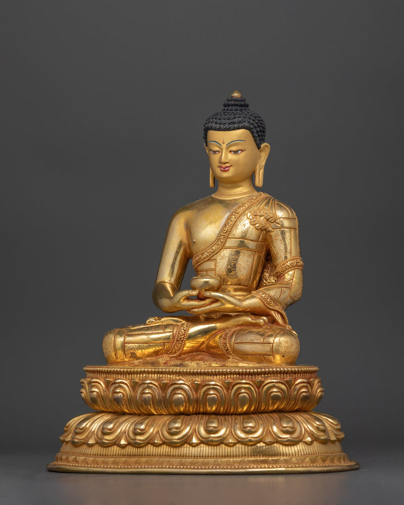 Sacred Amitabha Buddha Sculpture | Guardian of Infinite Light