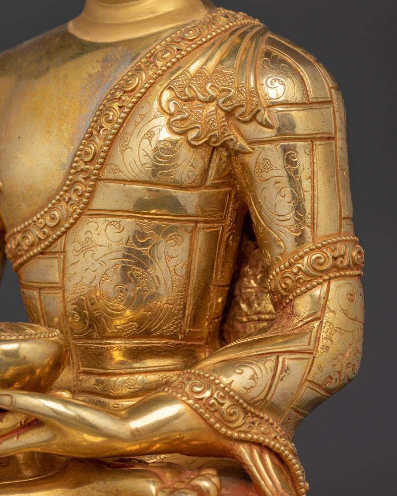 Sacred Amitabha Buddha Sculpture | Guardian of Infinite Light