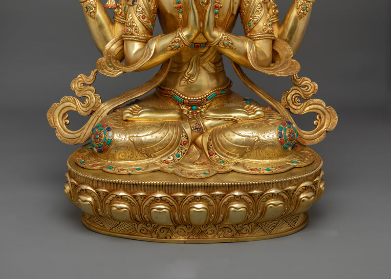 Sacred Chenrezig Statue | The Embodiment of Compassion