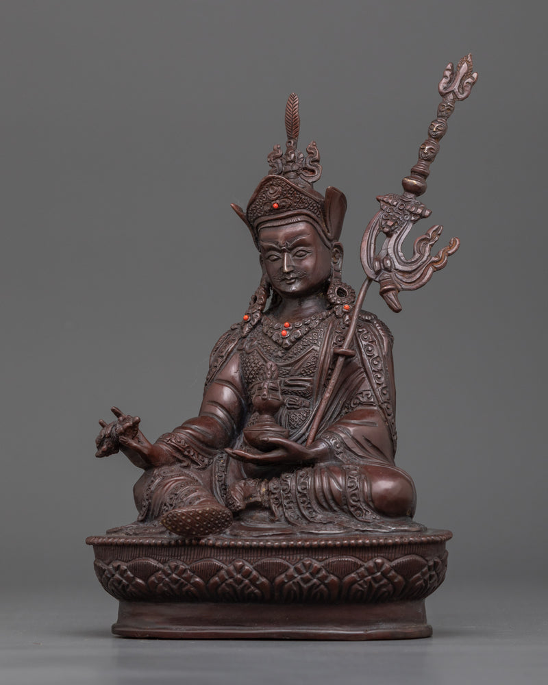 oxidized-guru-rinpoche-statue