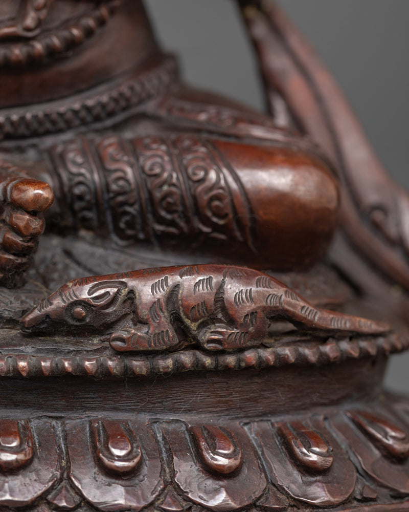 Sacred Ganesh Statue | Handcrafted Oxidized Copper Sculpture