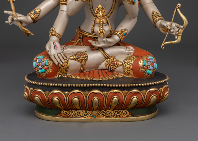 Dharma Decor Usnisavijaya Namgyalma Statue | Goddess of Long Life and Purification