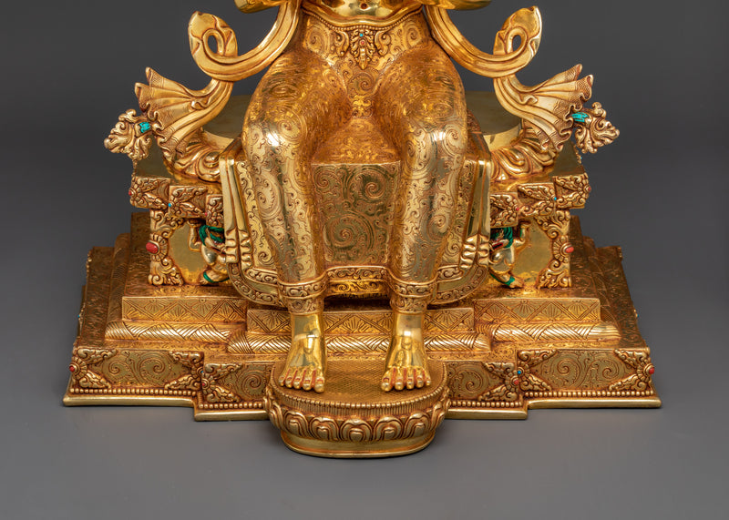 Nepalese Scupted Maitreya Bodhisattva Statue | Future Buddha of Compassion