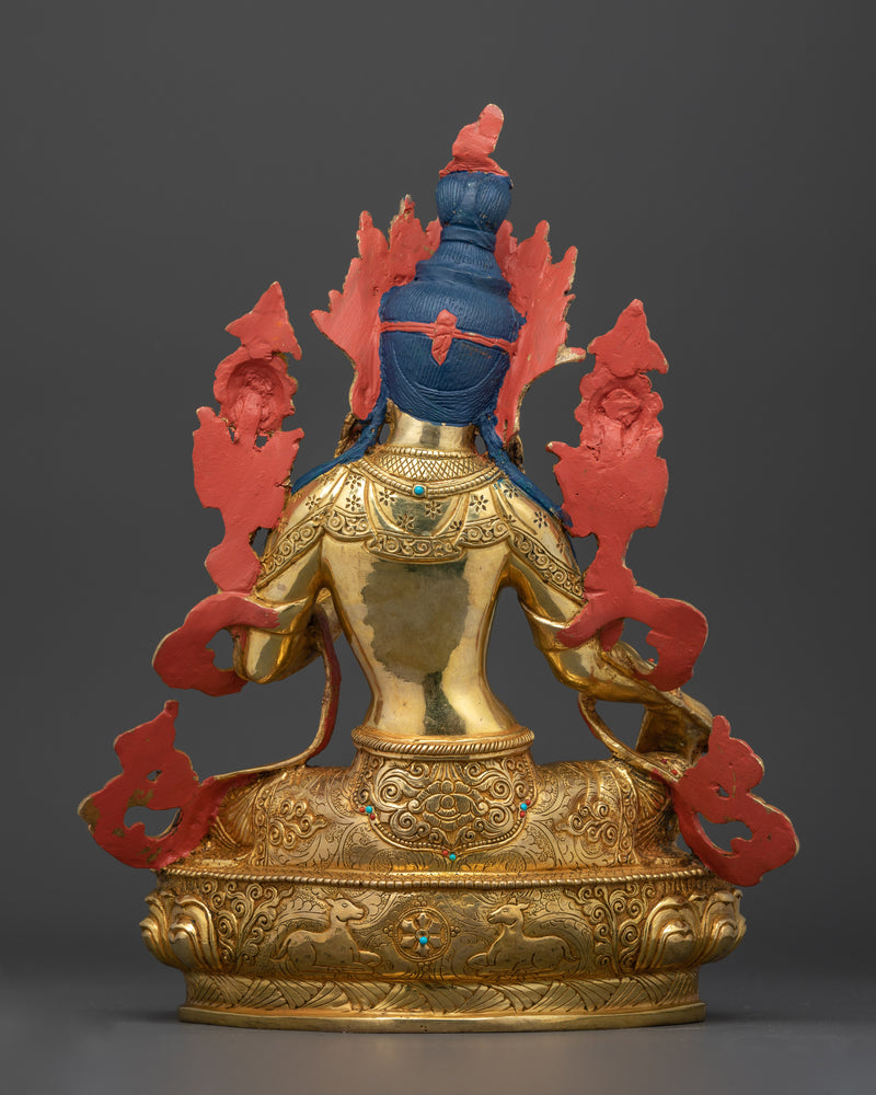 Tibetan Green Tara figurine