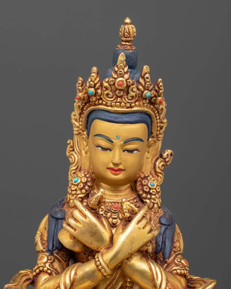 Vajradhara Buddha with Throne | The Primordial Buddha of Infinite Wisdom