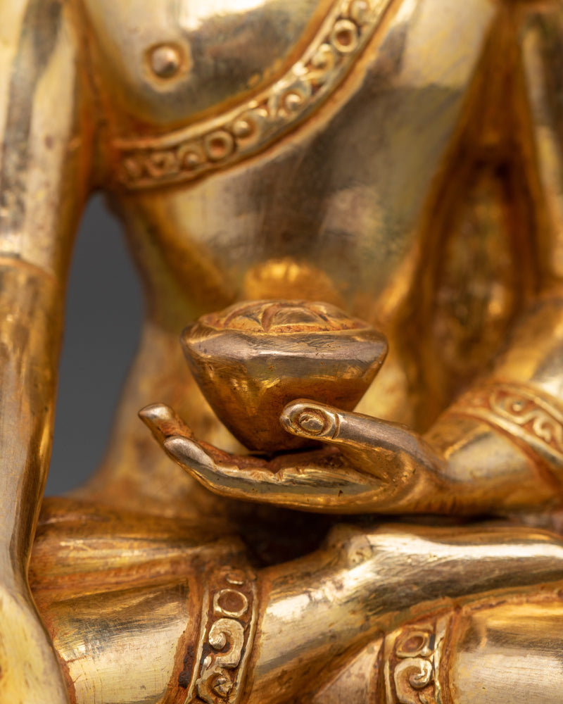 24K gold gilded Ratnasambhava |  Embodiment of Generosity and Abundance