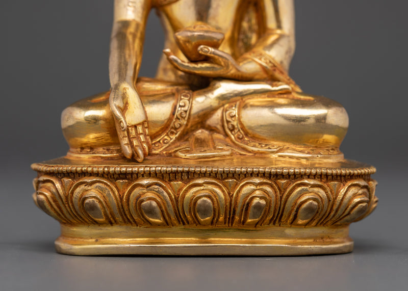 24K gold gilded Ratnasambhava |  Embodiment of Generosity and Abundance