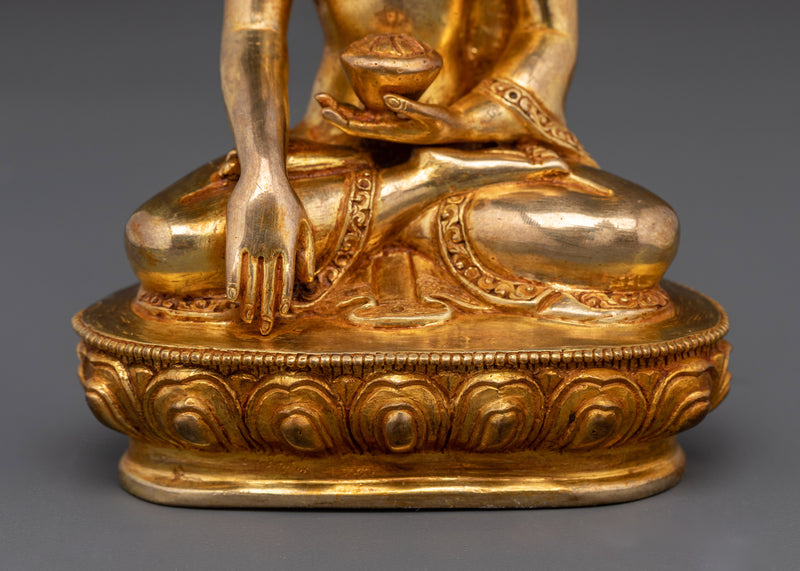 24K gold gilded Shakyamuni | Embodiment of Enlightenment and Serenity