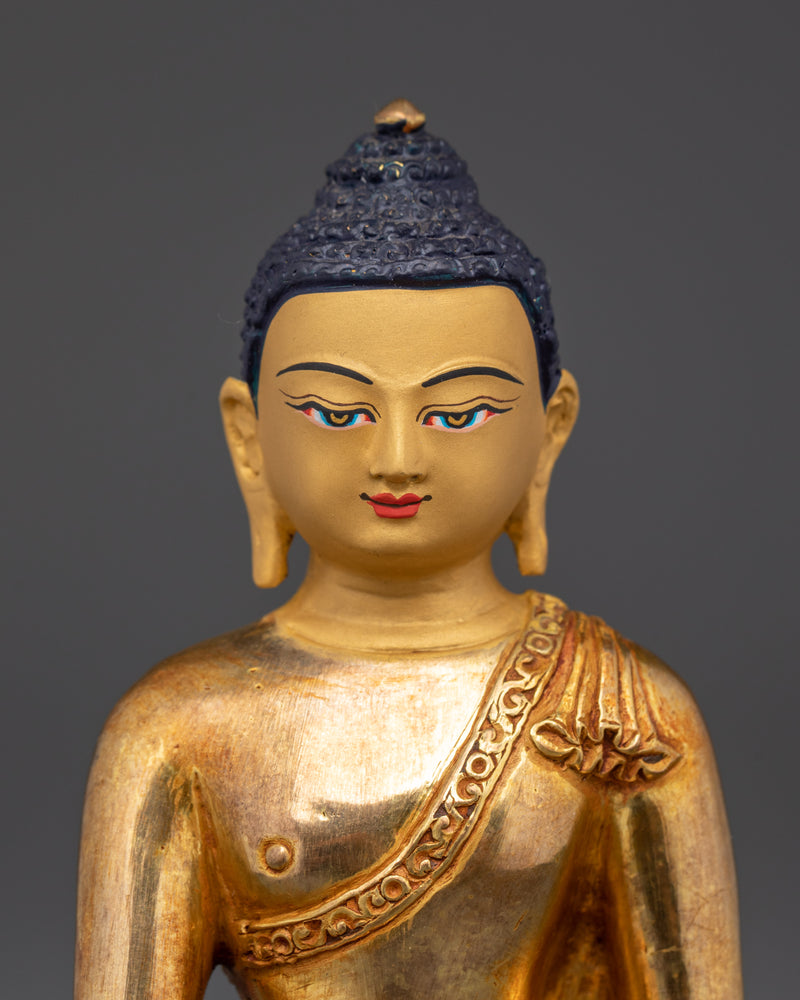 24K gold gilded Shakyamuni 