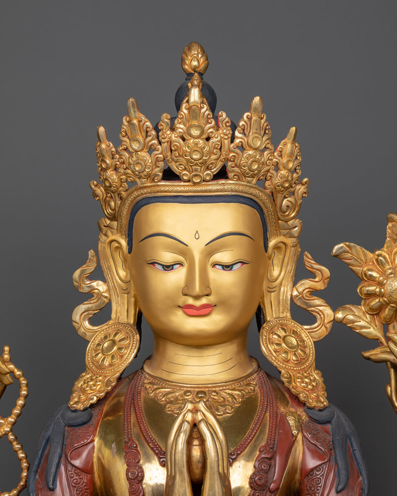 Chenrezig Life-Size Statue | The Embodiment of Compassion