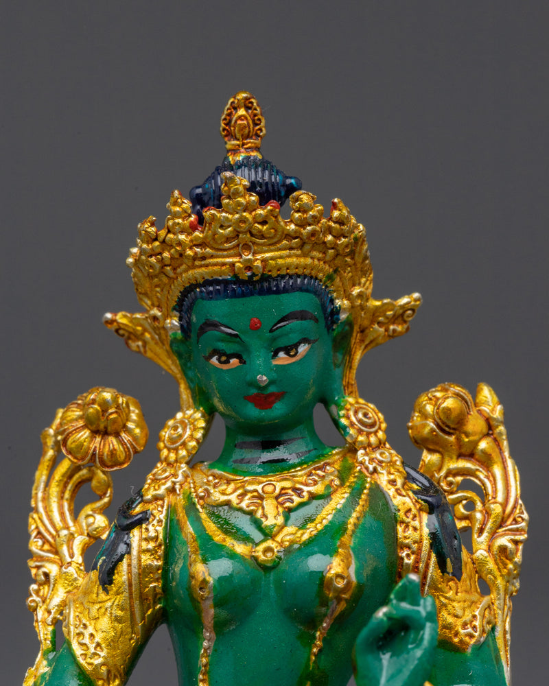 sympathetic-green-tara-figurine