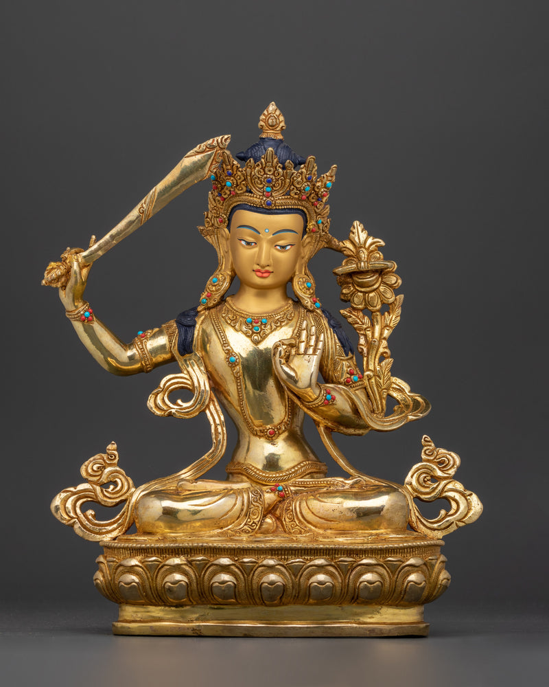 The Bodhisattva of Wisdom Manjushree