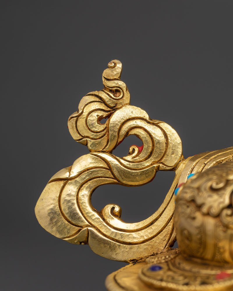 Wisdom Bodhisattva Manjushri Sculpture | Nepalese Traditional Artwork