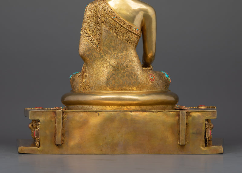 The Shakyamuni Buddha Gilt Statue | The Enlightened One