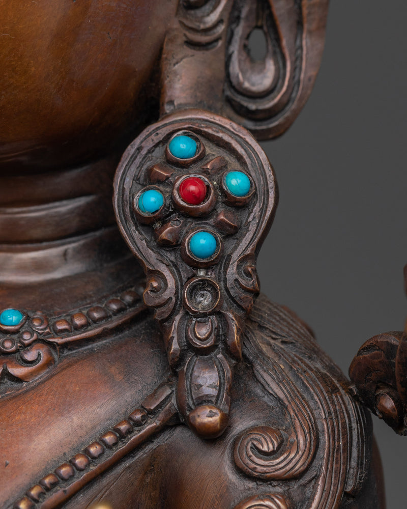 The Swift Protector and Compassionate Savior | Green Tara Oxidized Statue