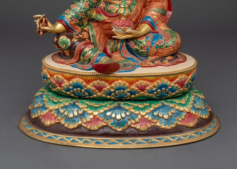 Master of Transformation Guru Rinpoche | Spiritual Sculpture from Nepal