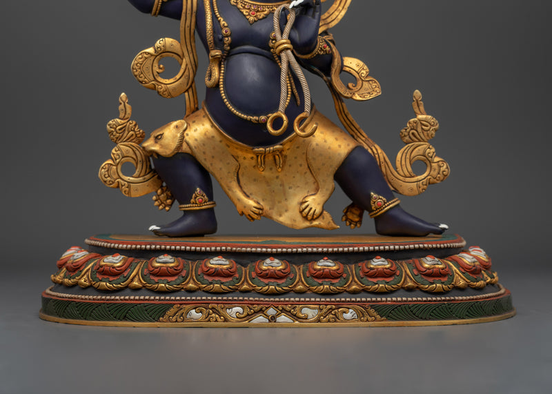 The Protector and Lord of Power Vajrapani | Vajrapani with Intricate Throne Statue