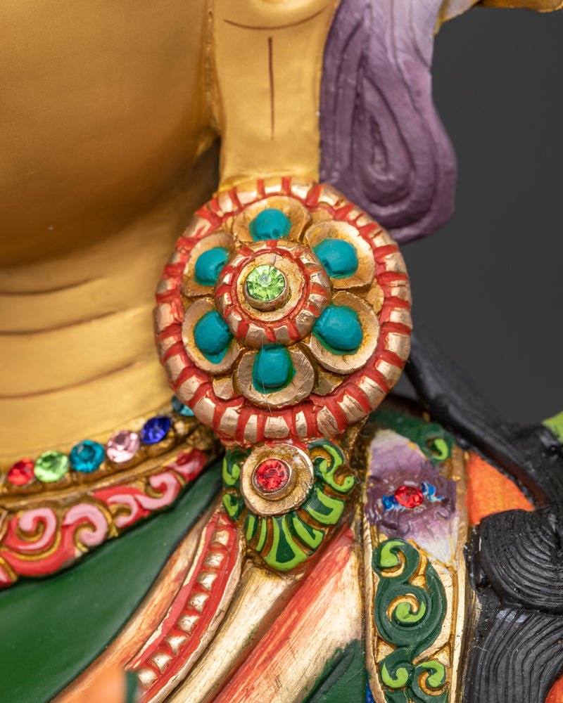 The Compassionate Protector and Swift Savior | Green Tara Spiritual Sculpture