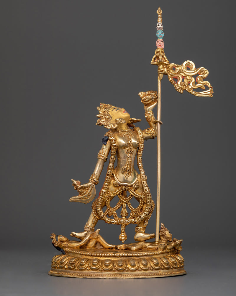 The Fierce Feminine Embodiment of Enlightened Wisdom | Vajrayogini Copper Statue