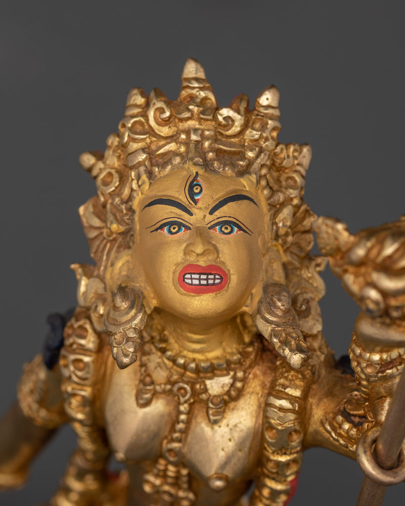 The Fierce Feminine Embodiment of Enlightened Wisdom | Vajrayogini Copper Statue