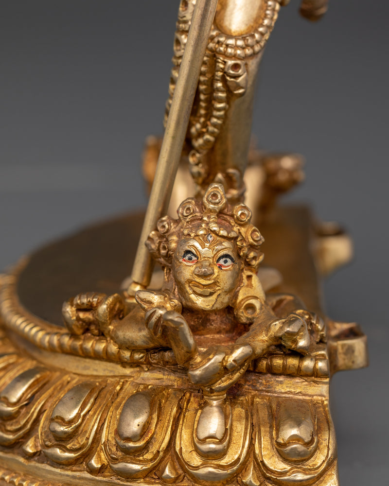 The Fierce Feminine Embodiment of Enlightened Wisdom | Vajrayogini Copper Statue