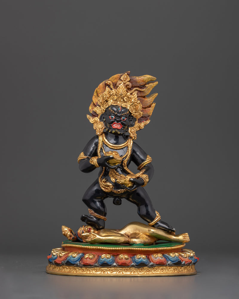 The Protector of Wealth and Abundance | Black Dzambhala Statue